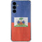 Haiti Flag Distressed Galaxy A35 5G Clear Case